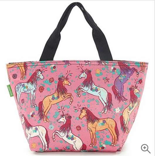 Eco-Chic Insulated Lunch Bag Unicorn Pink $12.00 (RRP:$15.00)