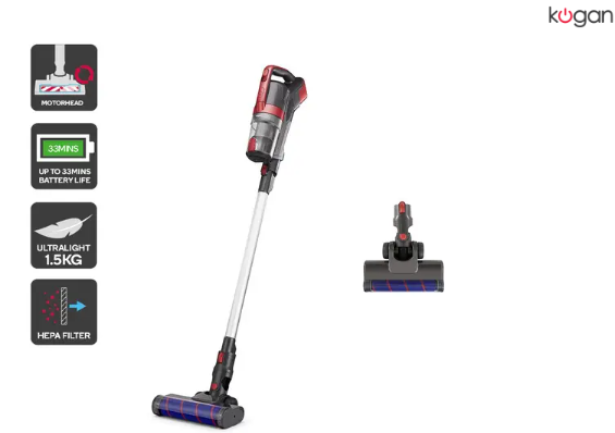 Kogan C7 Cordless 22.2V Stick Vacuum Cleaner $119.99 (Was $229.99)