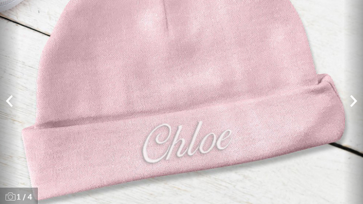 Personalised Cotton Baby Beanie $9.99 (VALUED AT $24.99)