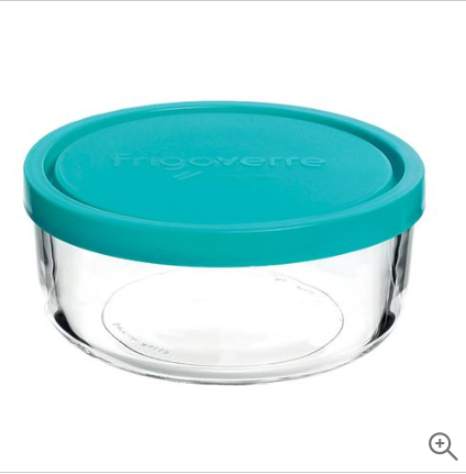 Bormioli Rocco Frigoverre Round Container Blue 300ml $5.00 (RRP:$10.00)