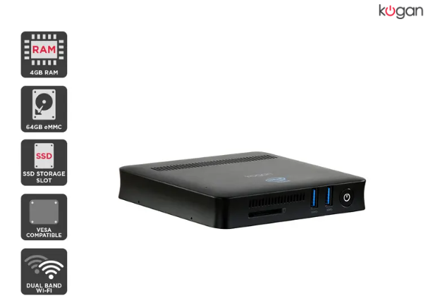 Kogan Atlas G400 Mini PC with Windows 10 Pro $229 (Was $299.99)