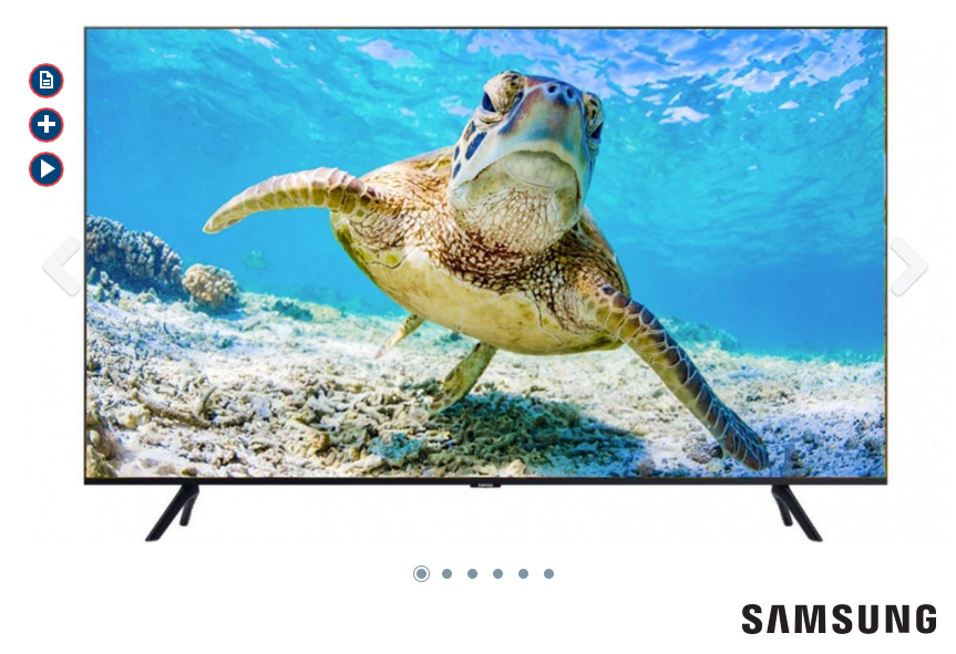Samsung 75-inch TU8000 Crystal 4K UHD LED LCD Smart TV $1954