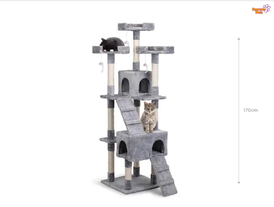 Pawever Pets Cat Scratching Post Tree (Large) $79.99 (Was $149.99)