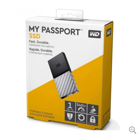 Western Digital WD 1TB My Passport SSD Portable USB Type-C 3.1 Black-Gray WDBKVX0010PSL-WESN $239.00 (RRP: $349.00)