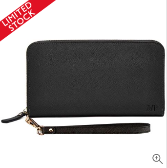 Mighty Purse Leather Wallet w/Built-in Phone Charger Black $49.00 (RRP:$129.00)