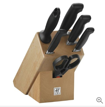 Henckels Four Star Knife Block Set 7pce $269.00 (RRP: $900.00)