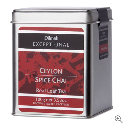 Dilmah Exceptional Ceylon Spice Chai Tin Caddy 100g $7.50