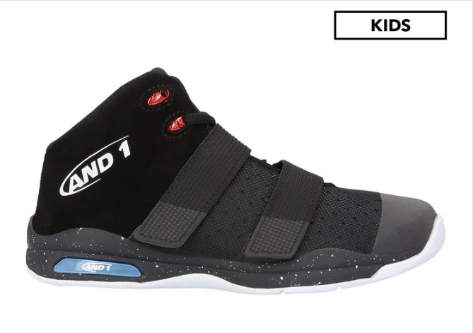 AND1 Boys’ Chosen One II Basketball Shoes – Black/Fiery Red/White $59.99 (Don’t pay $90)