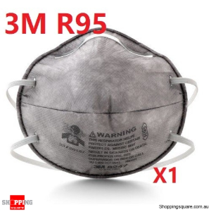 3M Particulate Respirator 8247, R95 GP2 Dust Mask, 1pc (Similar class as P2 N95 with oily particles protection) $6.95 (Was: $14.95)