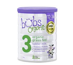 Bubs Organic Grass Fed Toddler Milk 800g $27.99 (Don’t Pay RRP: $28.00)