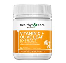 Healthy Care Vitamin C + Olive Leaf Extract 90 Capsules $19.99