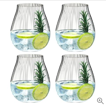 Riedel Optical O Gin Set 4pce $53.00 (RRP: $80.00)