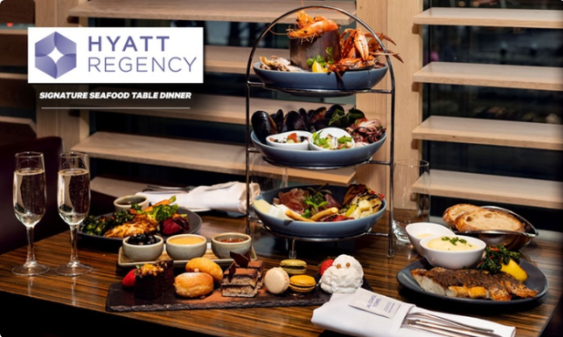 Signature Seafood Dinner Table: 1($59.50), 2($119), 4Ppl($238) @ Sailmaker at 5* Hyatt Regency Sydney (Up to $316 Value)