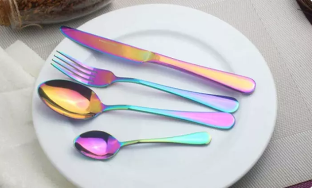 Holographic Design Cutlery Set: Eight-Piece ($19), 16-Piece ($32) or 32-Piece ($49)