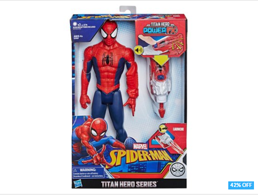 Marvel Spider-Man Titan Hero Series Power FX Figure $19.99 (Don’t pay $35)