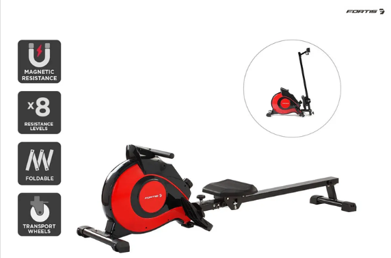 Fortis Magnetic Flywheel Rowing Machine $239