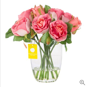 Florabelle Pink Rose Bouquet In Water $36.00 (RRP: $66.00)