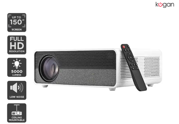 Kogan 5000 Lumens Full HD Projector (F800) $349 (Was $449.99)