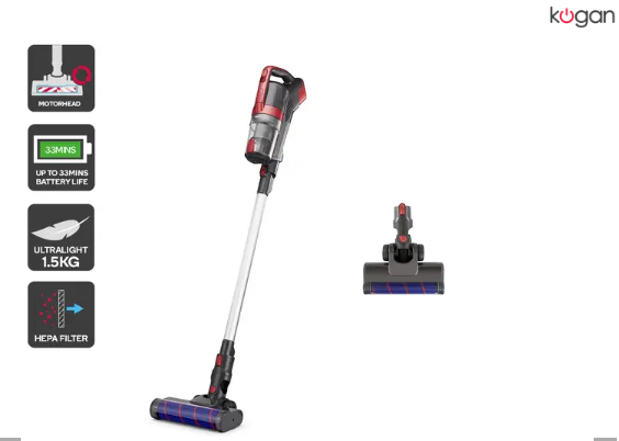 Kogan C7 Cordless 22.2V Stick Vacuum Cleaner $129.99