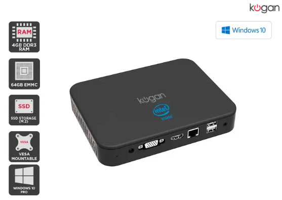 Kogan Atlas E300 S Mini PC with Windows 10 Pro $239 (Was $299.99)