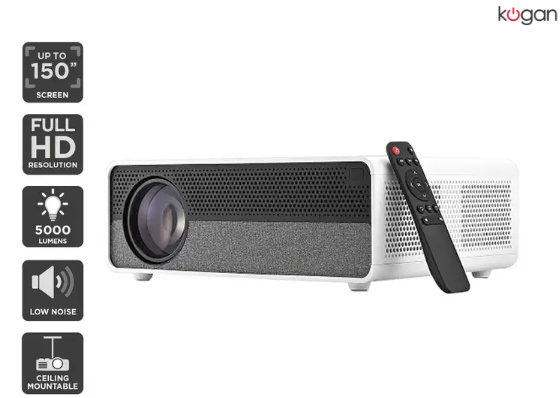 Kogan 5000 Lumens Full HD Projector (F800) $349 (Was $449.99)