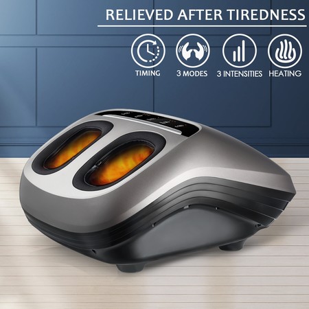 Shiatsu Foot Massager Kneading Rolling Massage Heat Air Pressure Heel Ankle Therapy $199.96 (Don’t pay $249.95)