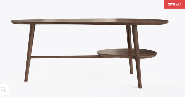 Olsen Coffee Table with Shelf $191 (RRP: $239)