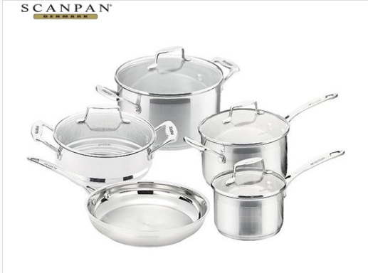 Scanpan 5-Piece Impact Stainless Steel Cookware Set $379