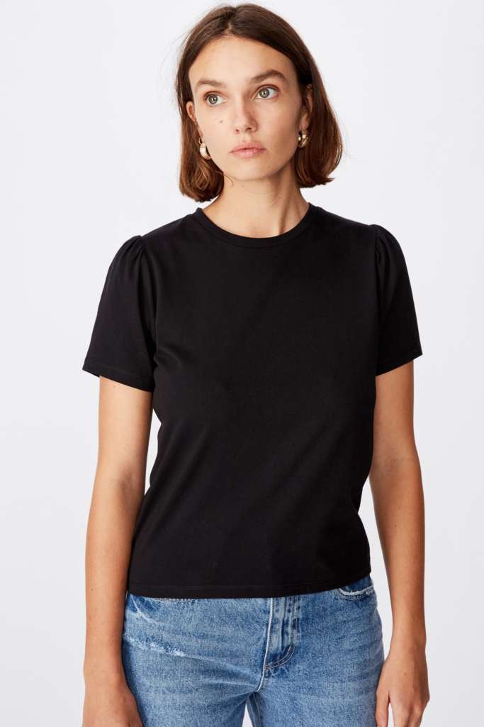 Cotton On Puff Sleeve Short Sleeve Top $9.98 was $19.99 (50% off)