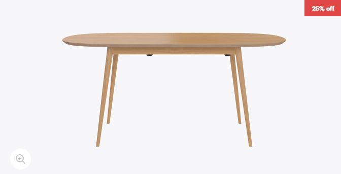 Mia Extendable Dining Table Now $711 (RRP: $949)