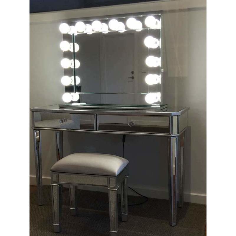 Mirrored 2 Drawers Makeup Vanity Dressing Table $299 (RRP $399.00)