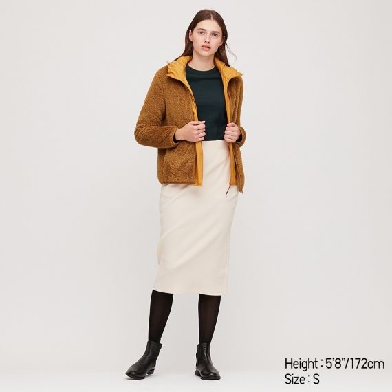 Uniqlo WOMEN Fluffy Yarn Fleece Full-Zip Jacket $29.90 was $39.90