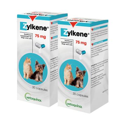 Zylkene Nutritional Supplement For Dogs And Cats 75mg x 60 Capsules (2 x 30 Capsules) $55.00 Don’t pay $79.90 (Save 31% )