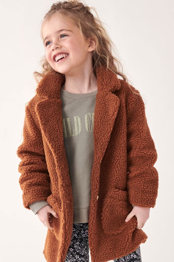 Cotton On Kids Arlo Teddy Jacket $25.00 (50% off)