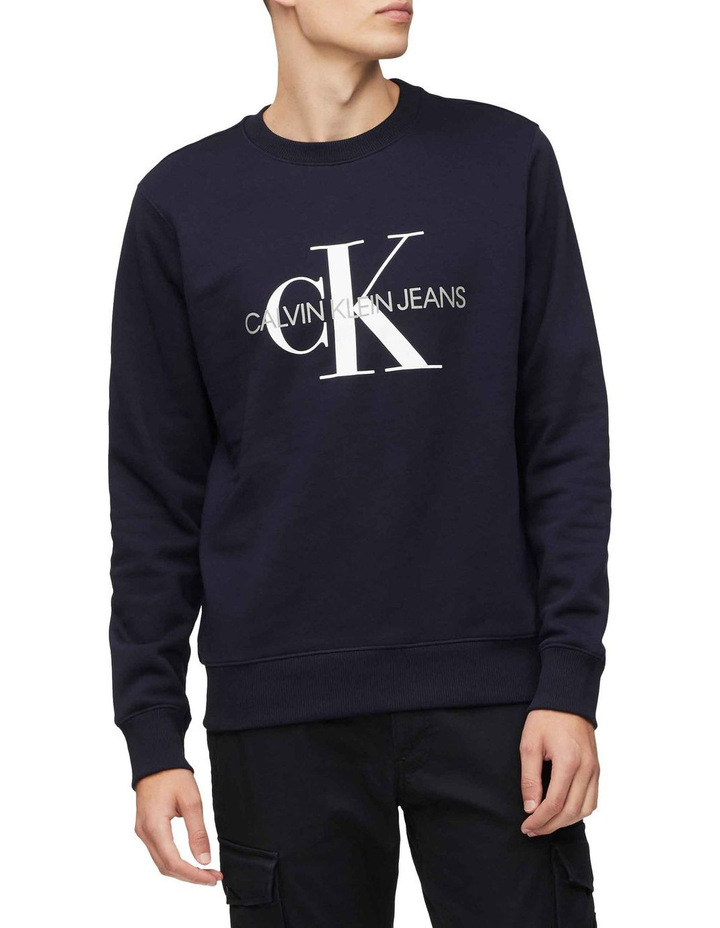 Calvin Klein Jeans Core Monogram Logo Sweat Top $96.75 was $129.00
