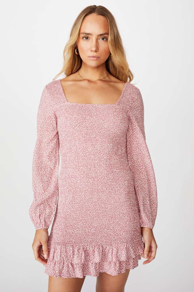 Cotton On Isla Frill Hem Shirred Dress $15.00 was $30.00 (50% off)