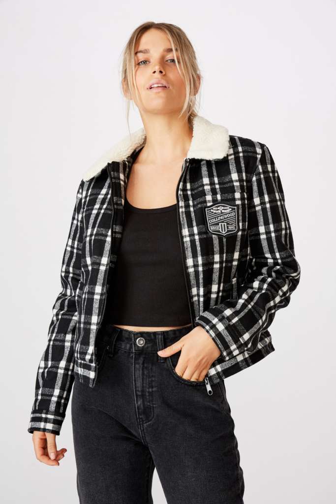 Cotton On Afl Womens Sherpa Jacket $69.99 was $99.99 (30% off)
