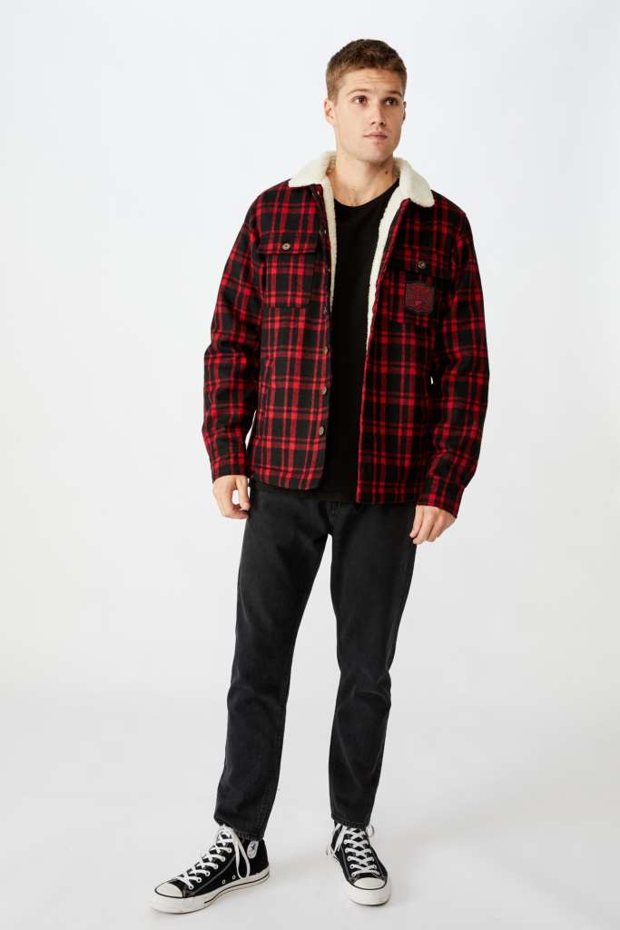 Cotton On Afl Mens Sherpa Jacket $69.99 was $99.99 (30% off)