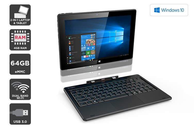 Kogan Atlas 10.1″ 2-in-1 D500 Touchscreen Laptop $289 You Save $70.99 (19%)