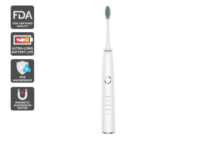 Kogan Soniclean Advance Power Toothbrush (Pearl White) $29.99 was $99 (Save $69.01)