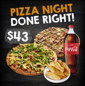 DEAL: Pizza Capers – 2 Large Capers Collection Pizzas, Calzone and 1.25L Drink $43 + More