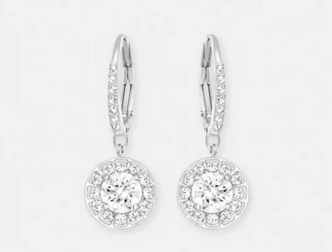 SWAROVSKI Attract Light Silver Earrings with Swarovski Crystals $90.30 was $129.00