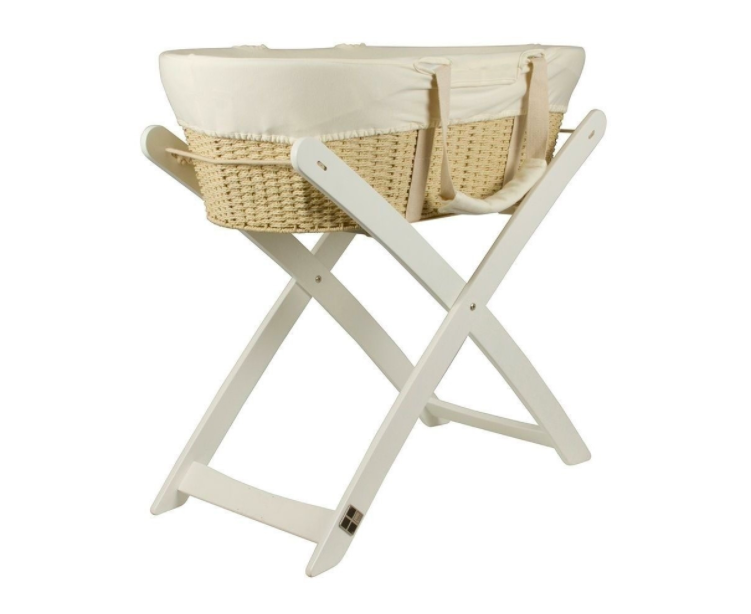 Bebecare Baby Bassinet Moses Basket + Stand White $199.90 (Don’t pay $269.98, SAVE $70)