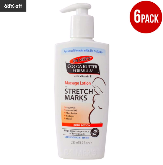 6 Pack Palmer’S 250Ml Cocoa Butter Massage Lotion For Stretch Marks $29.99 was $94.14