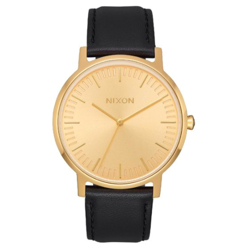 Nixon Men’s 40mm Porter Leather Watch – All Gold/Black $79.99 (Don’t pay $229.99, SAVE 65%)