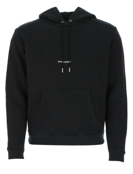 Saint Laurent Front Logo Hoodie $680.95 was $972.79