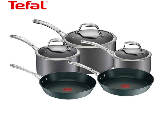 Tefal 5-Piece Gourmet Anodised Induction Cookware Set $209 (Don’t pay $499.95, SAVE $290)