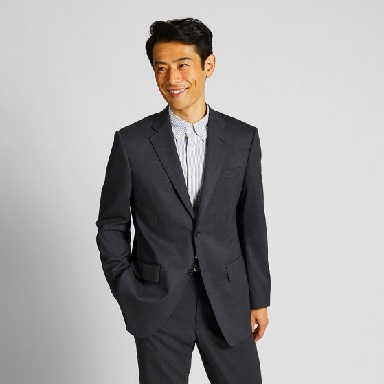 Uniqlo MEN Stretch Wool Jacket (Set Up) $149.90 was $199.90