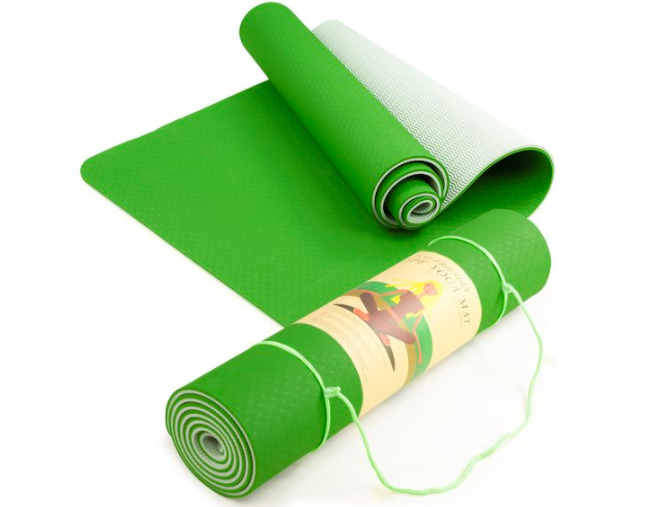 Powertrain Eco Friendly TPE Yoga Exercise Mat – Green $58.65 (Don’t pay $179)