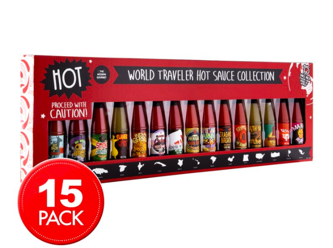 World Traveler Hot Sauce 15-Pack $27.99